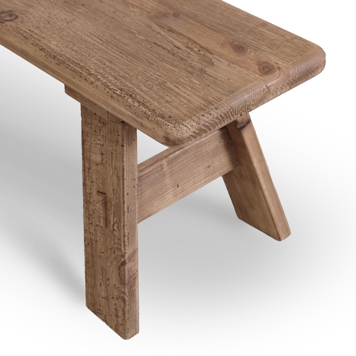 Reclaimed Wood Bench 140cm