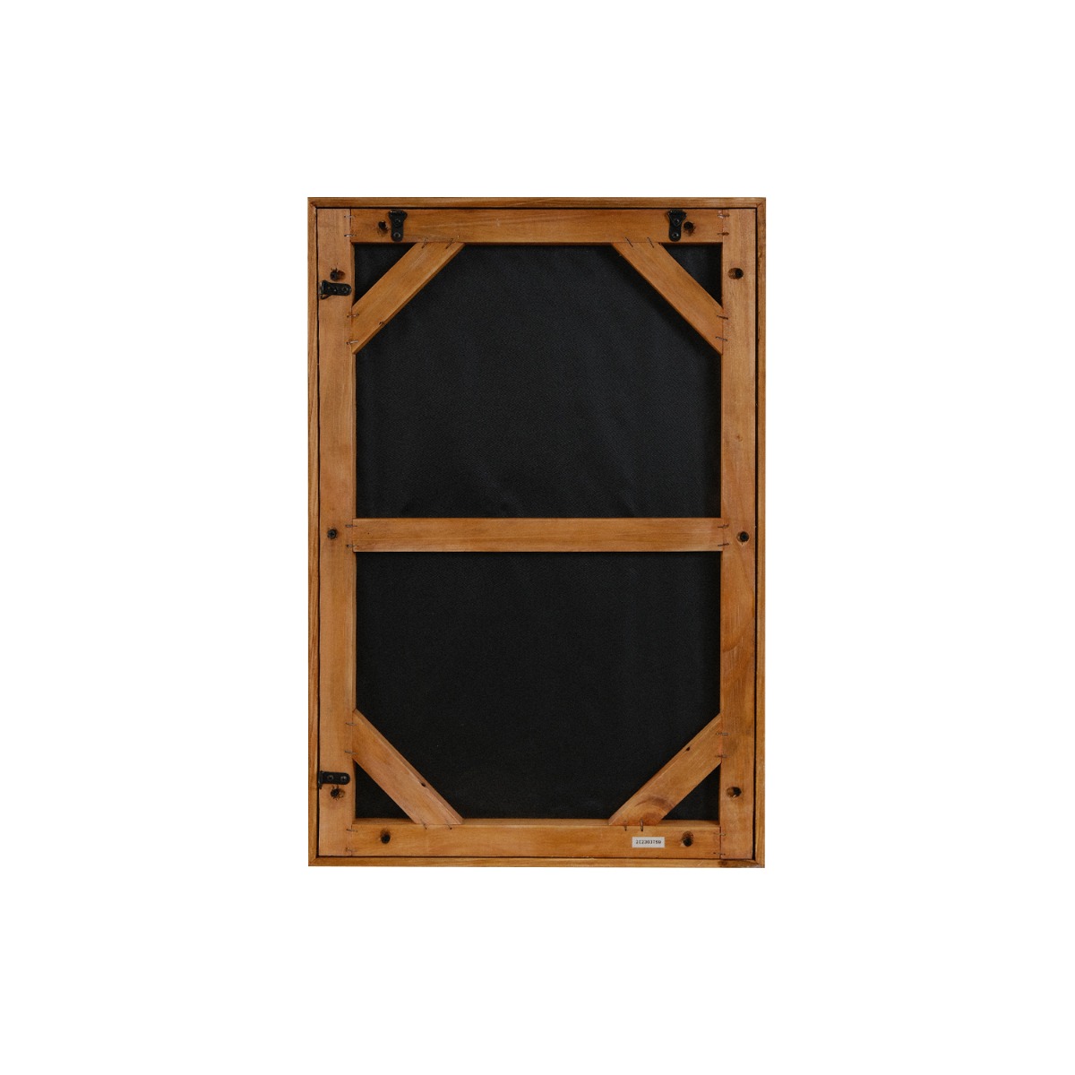 Reclaimed Wood Blocks Wall Art 42x62cm - White