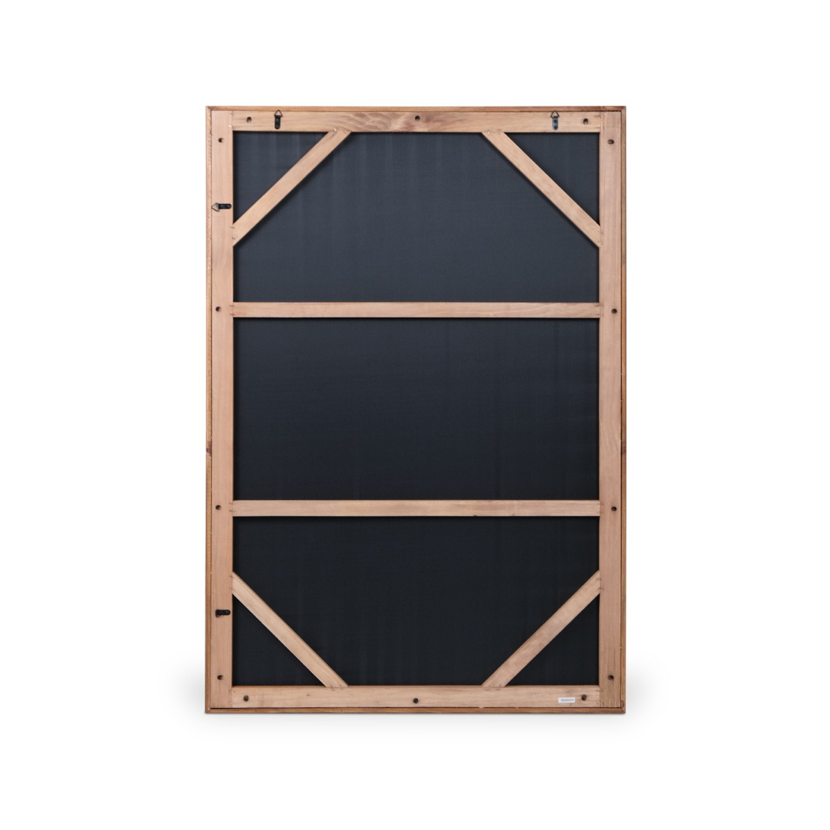 Reclaimed Wood Blocks Wall Art 82x122cm - Black