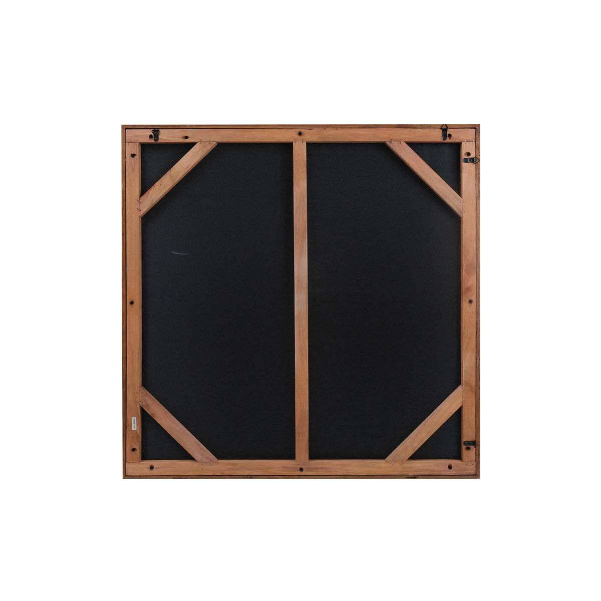 Reclaimed Wood Blocks Wall Art 82x82cm - White