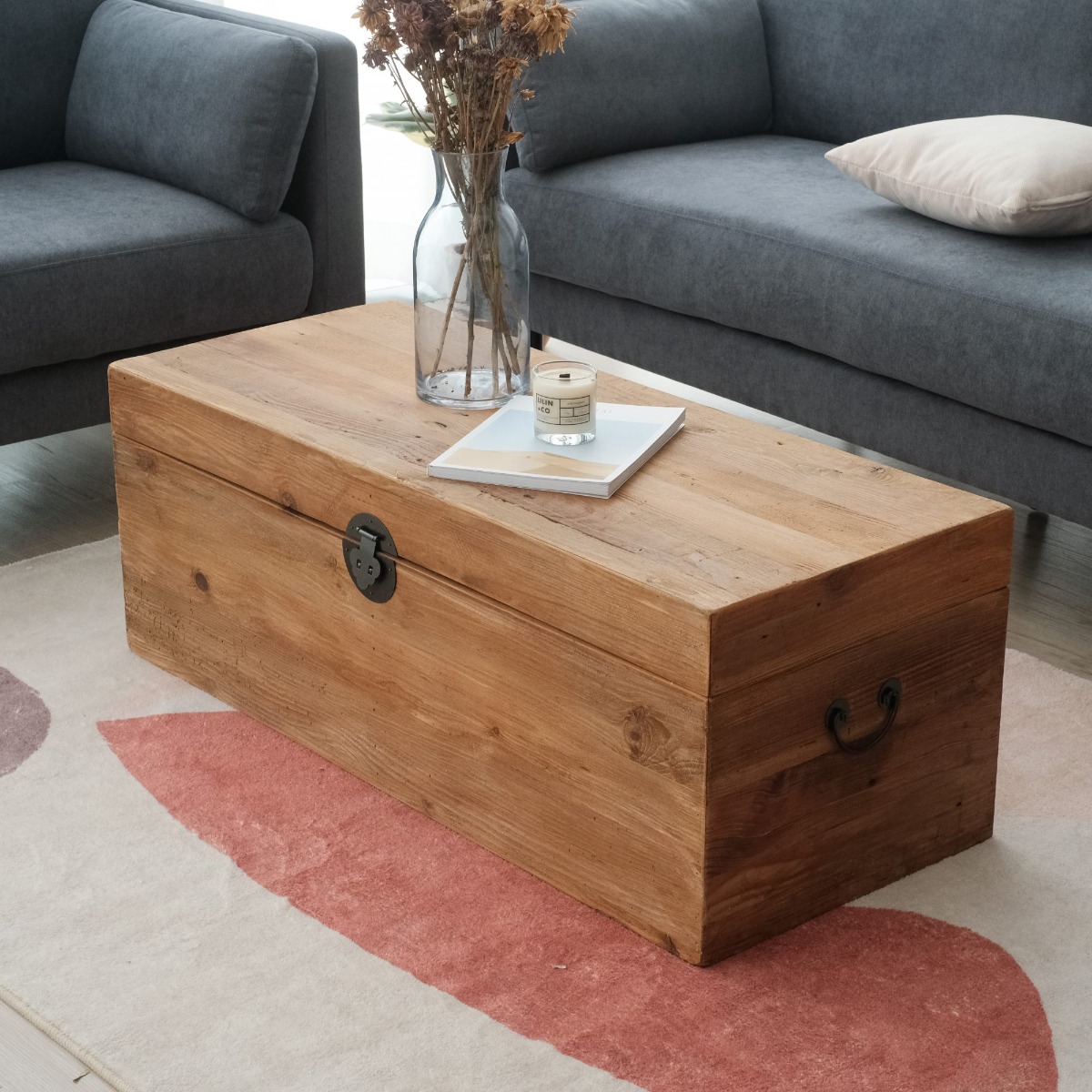 Reclaimed Wood Large Trunk Box