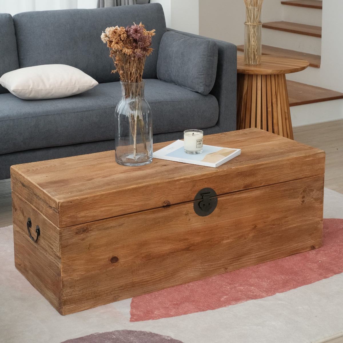 Reclaimed Wood Large Trunk Box