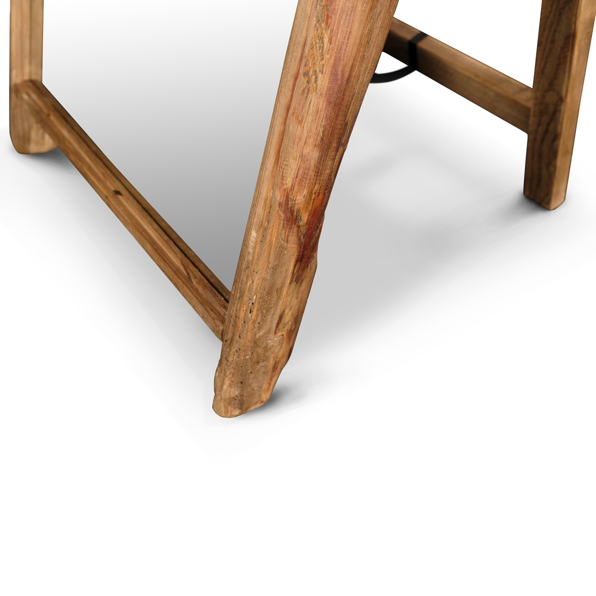 Reclaimed Wood Standing Mirror