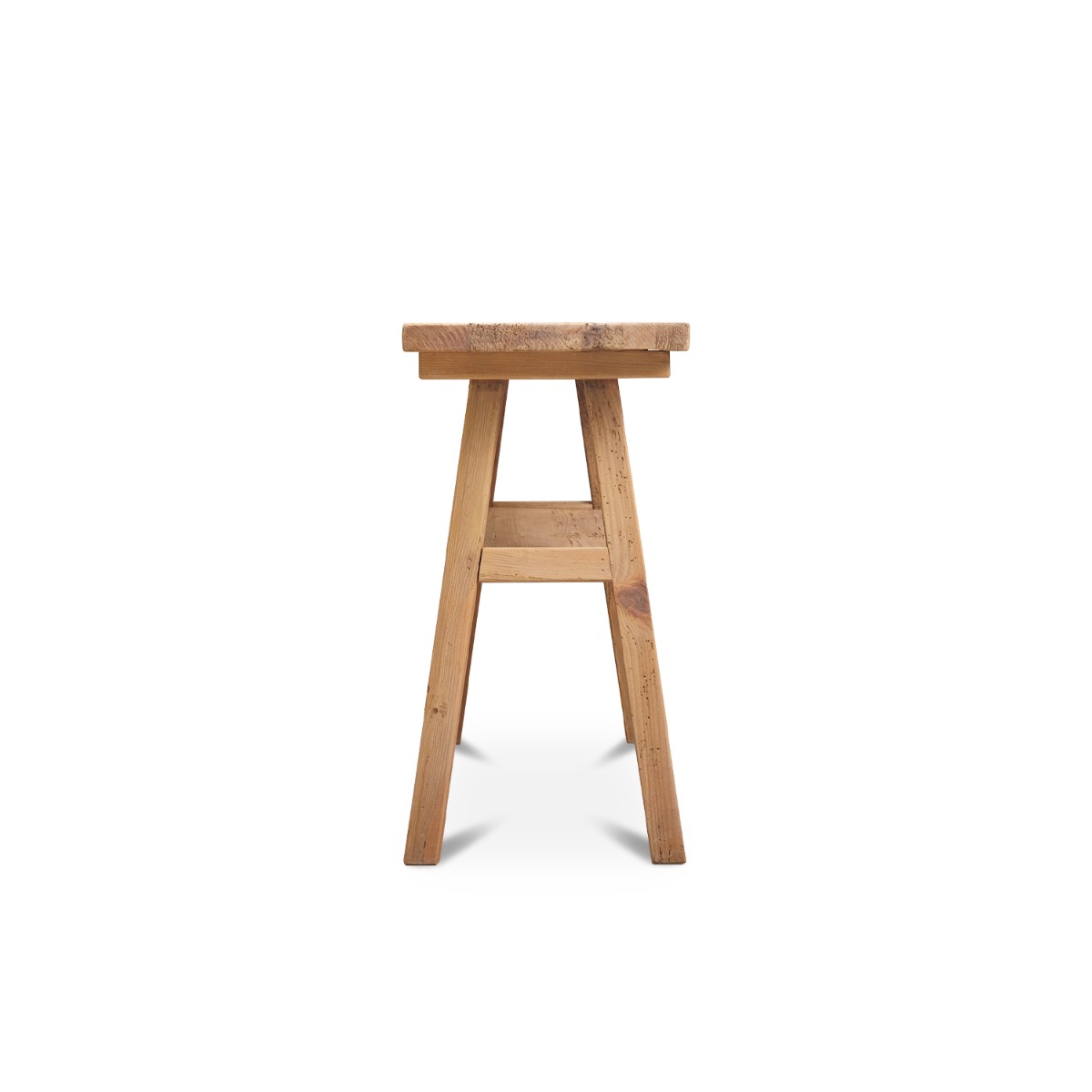 Reclaimed Wood 2-Tier Console Table