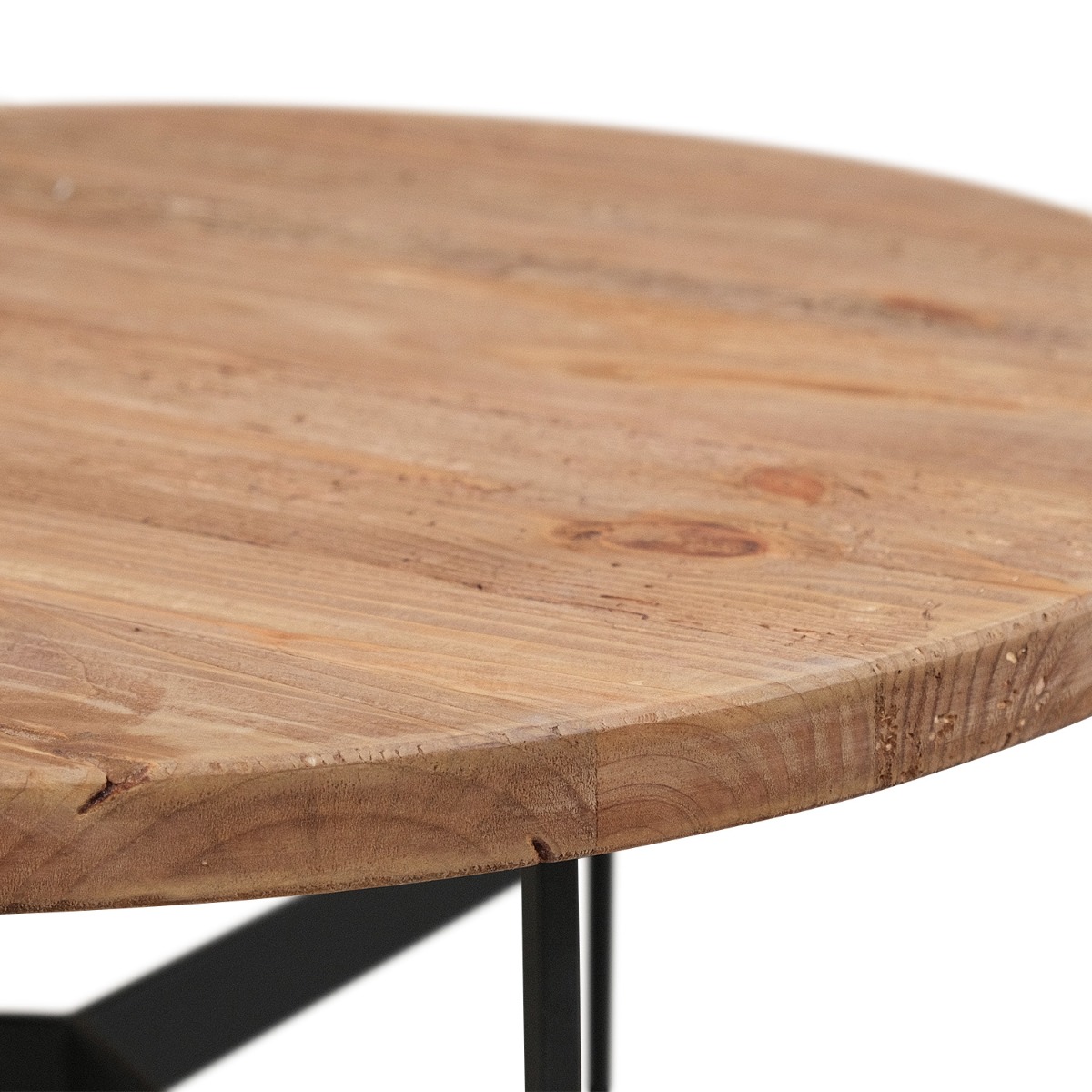 Reclaimed Wood Coffee Table Dia 70cm