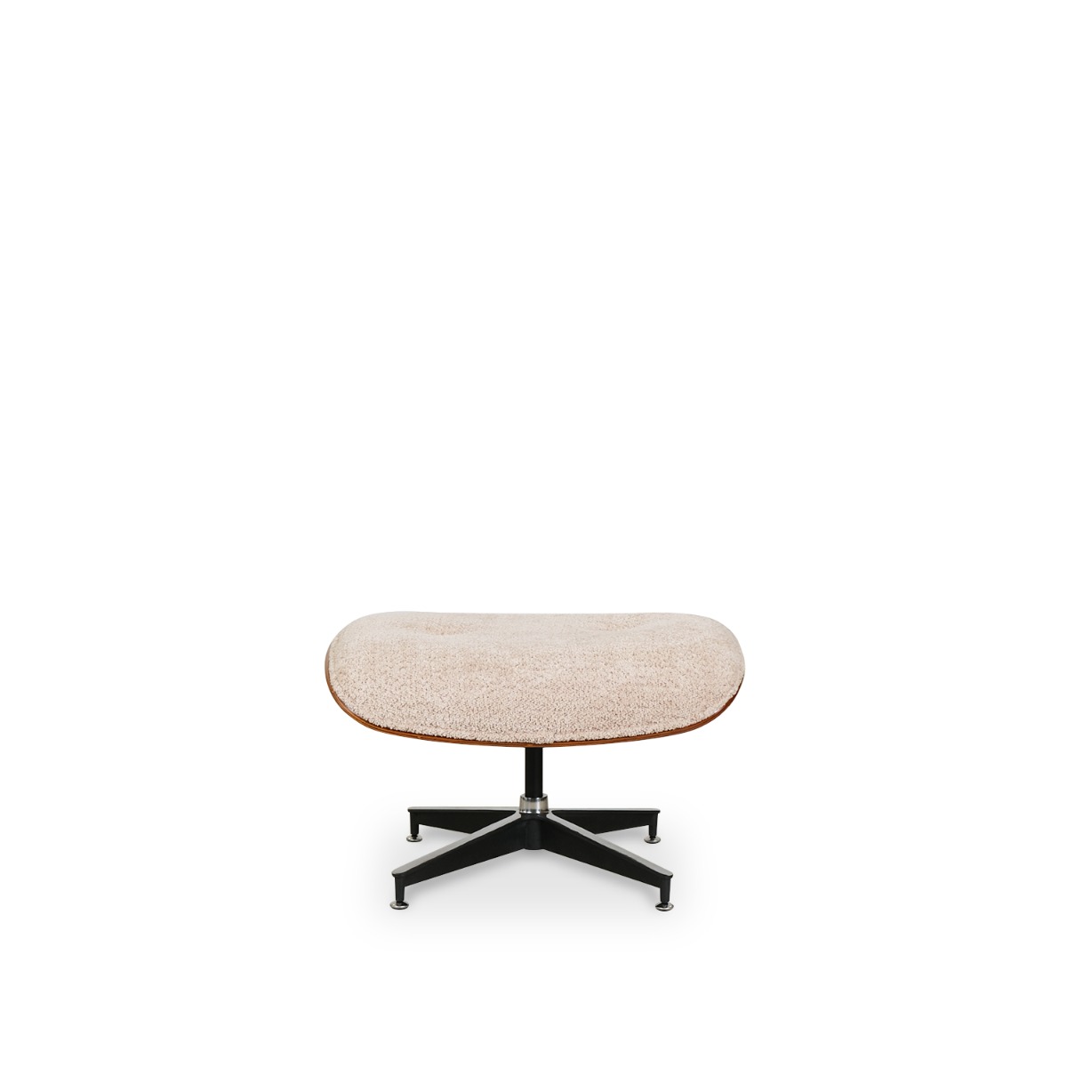 Replica Eames Lounge Chair with Ottoman - Walnut & Oatmeal