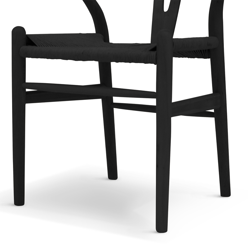 Replica Wishbone Dining Chair Ebony
