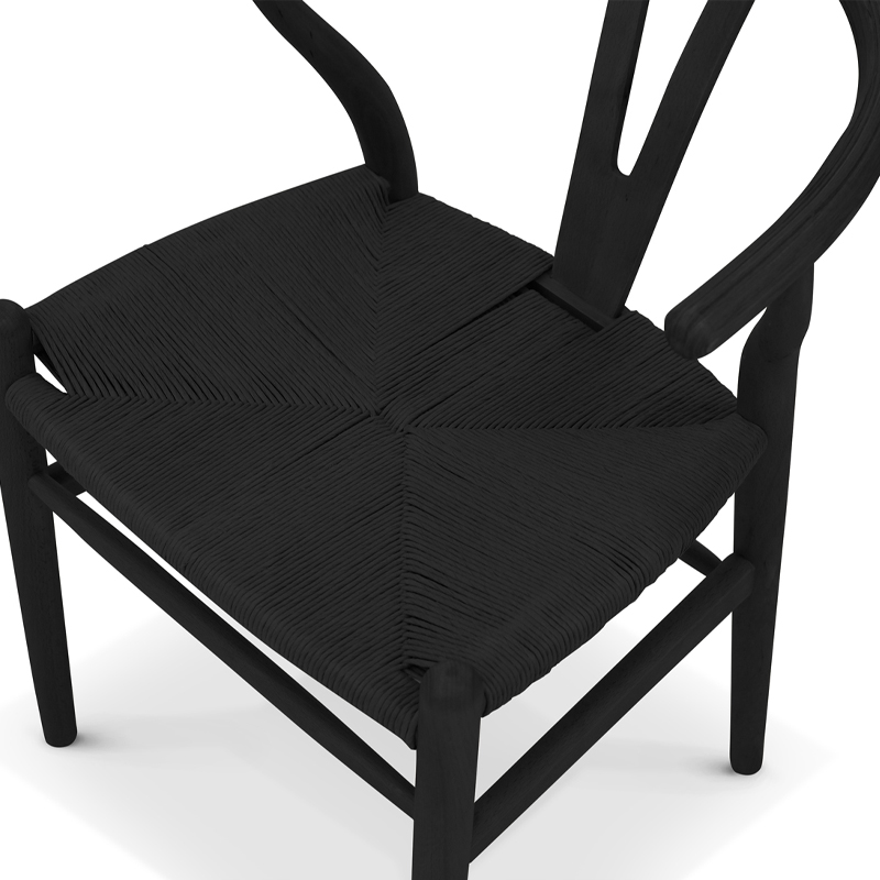 Replica Wishbone Dining Chair Ebony