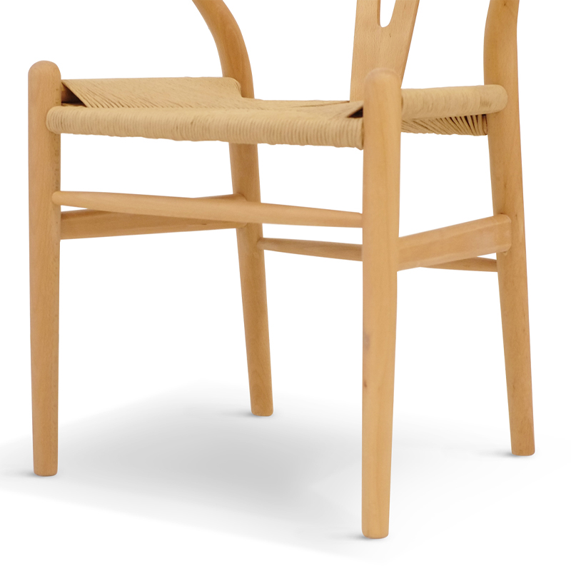 Replica Wishbone Dining Chair Natural