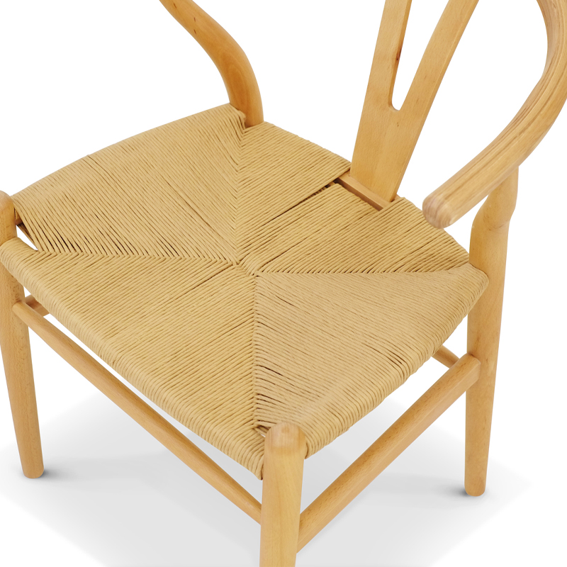 Replica Wishbone Dining Chair Natural