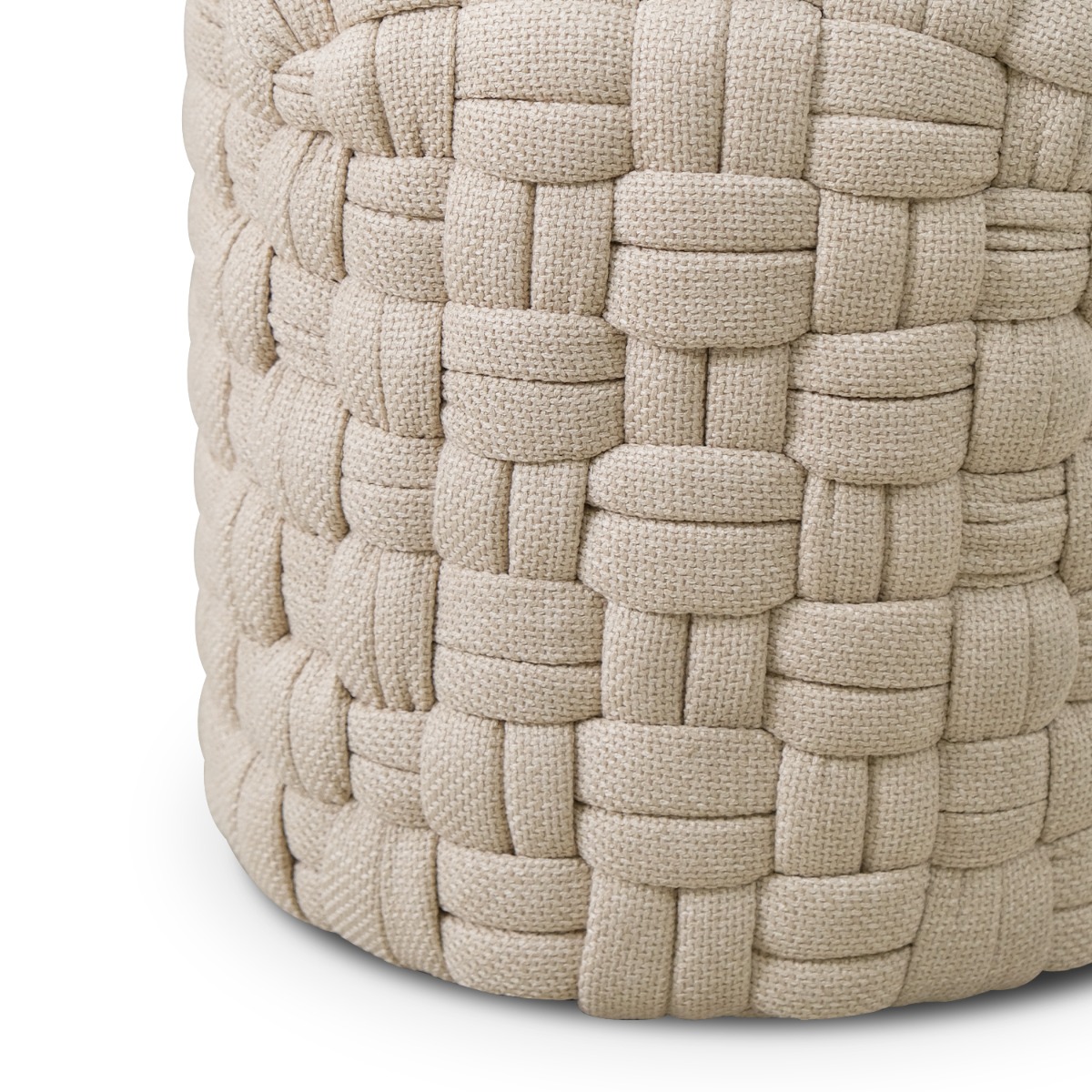 Reya Weave Light Beige Stool