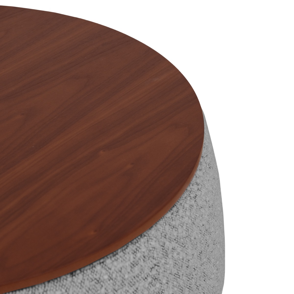 Rony Cloud Grey Storage Pouf / Coffee Table