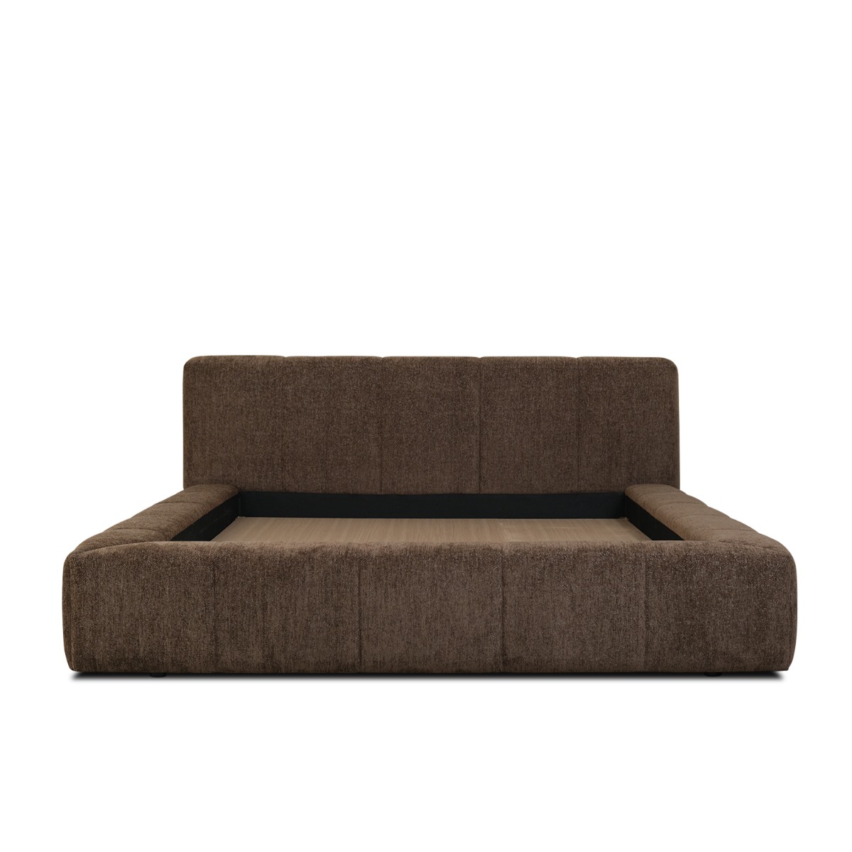 Rosa Coffee Brown King Bed