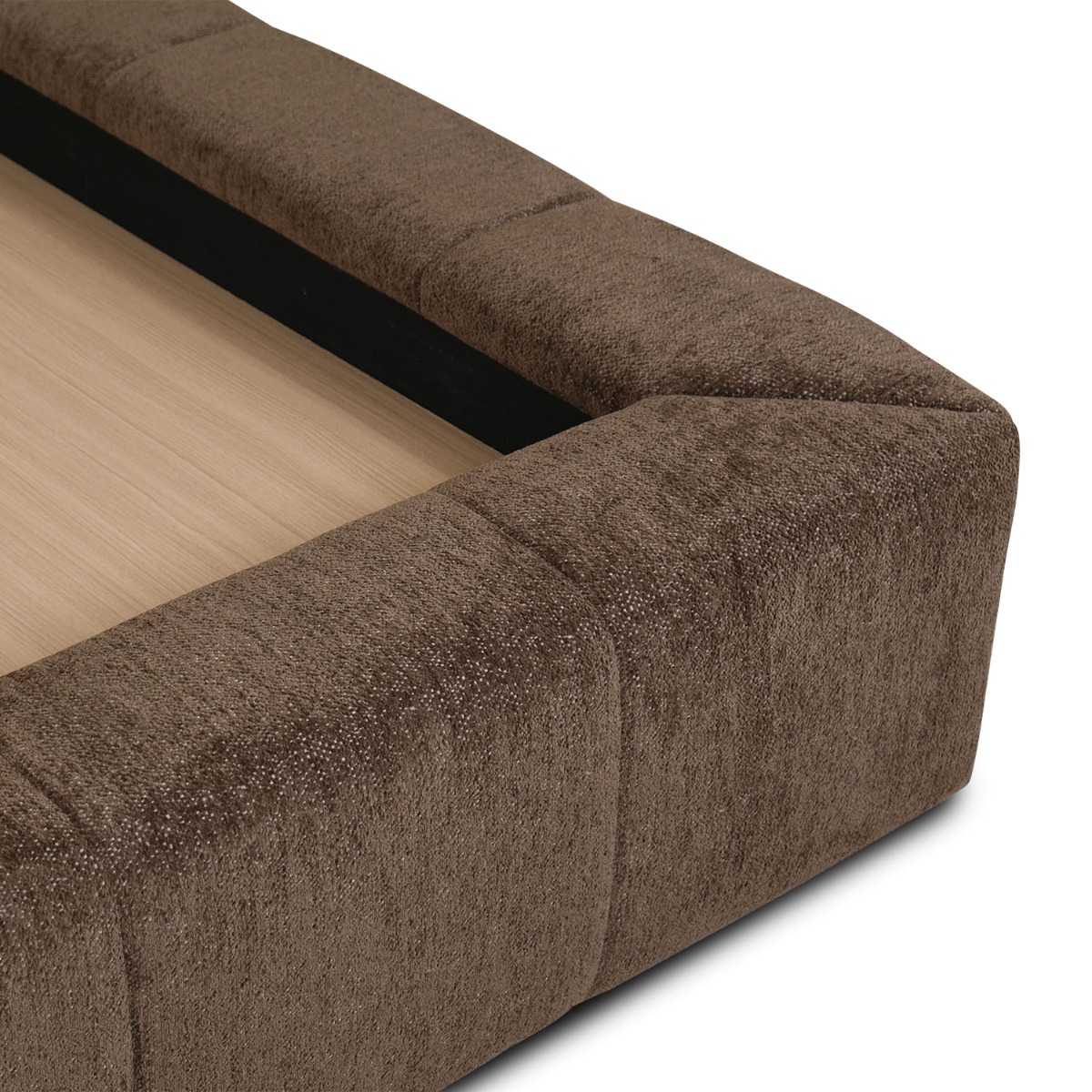 Rosa Coffee Brown Queen Bed