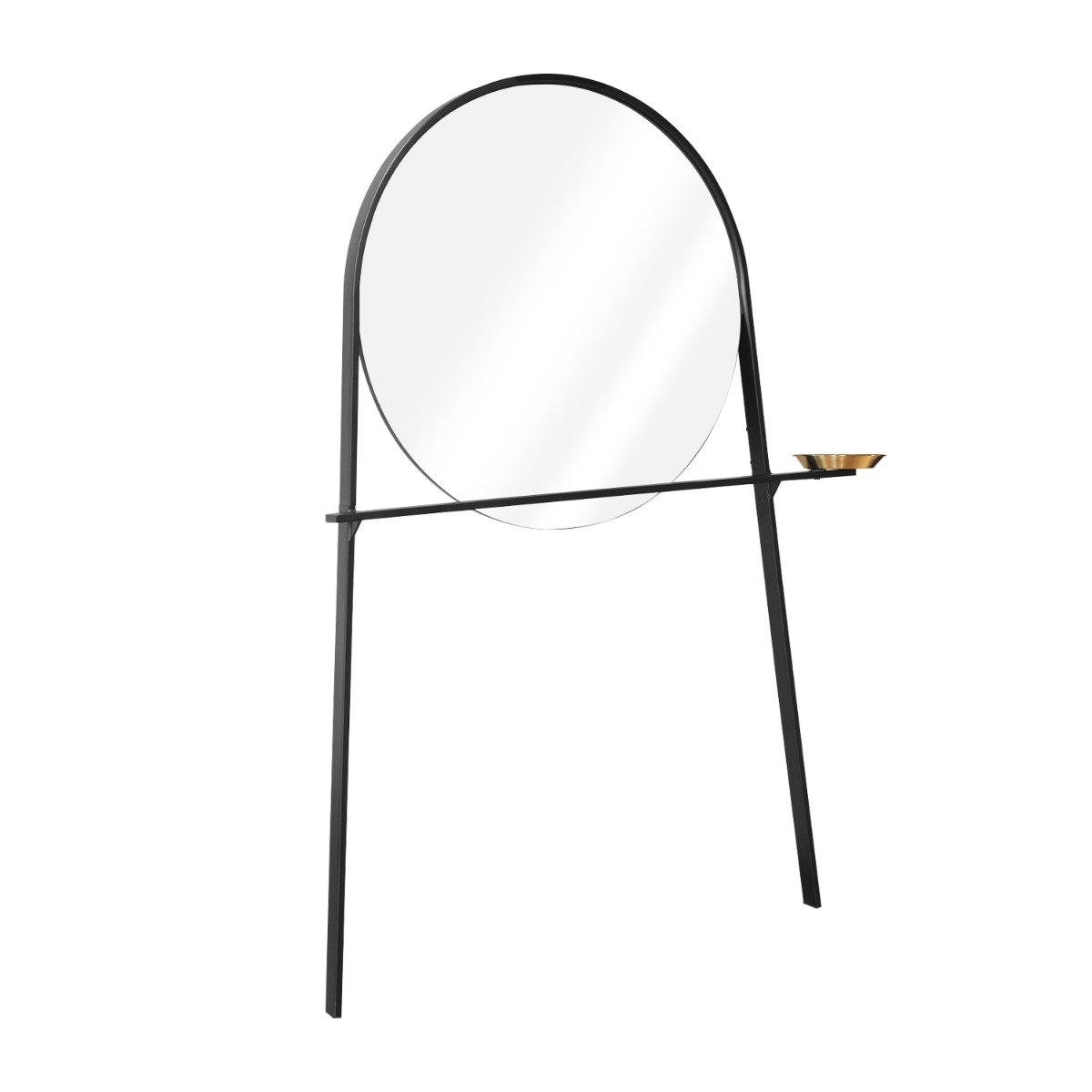 Rowan Round Standing Mirror (Markdown)