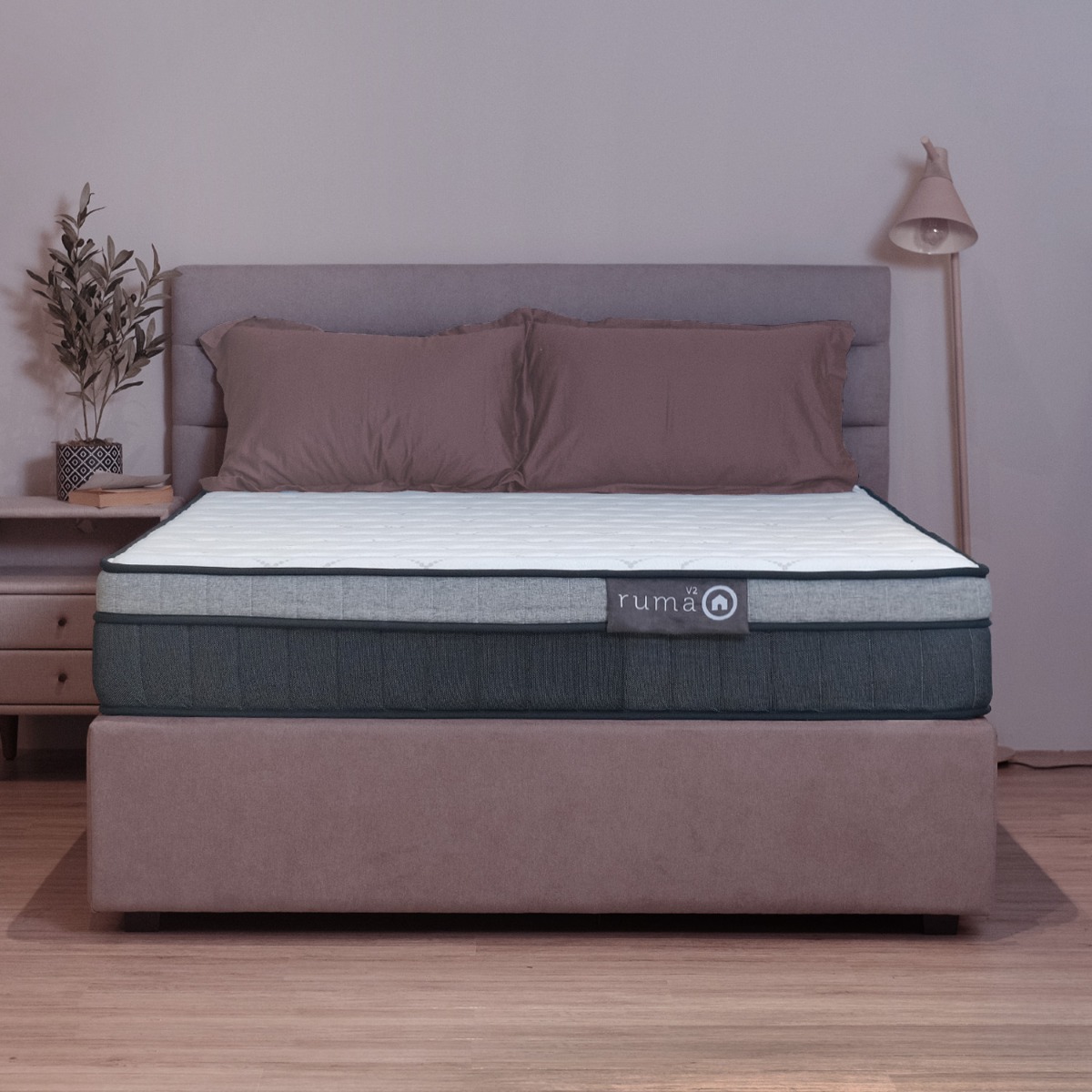Plush Single Spring Mattress - 91 x 190cm