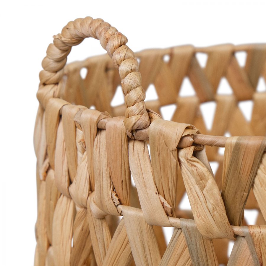 Ryann Water Hyacinth Basket - L
