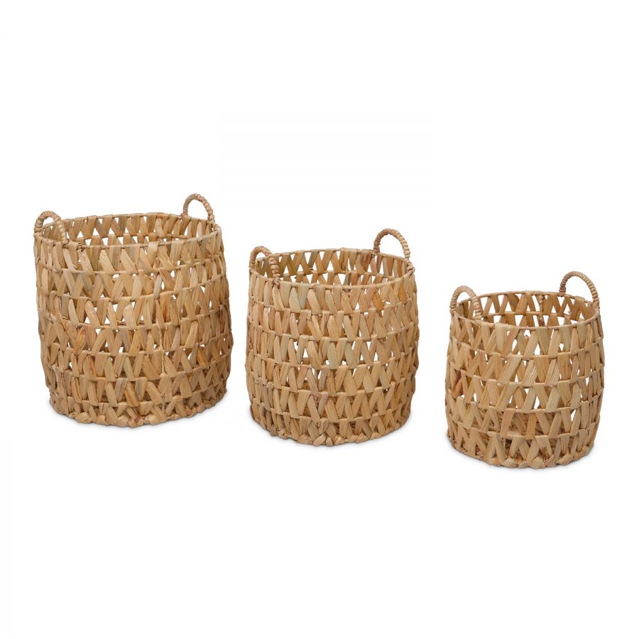 Ryann Water Hyacinth Basket - M