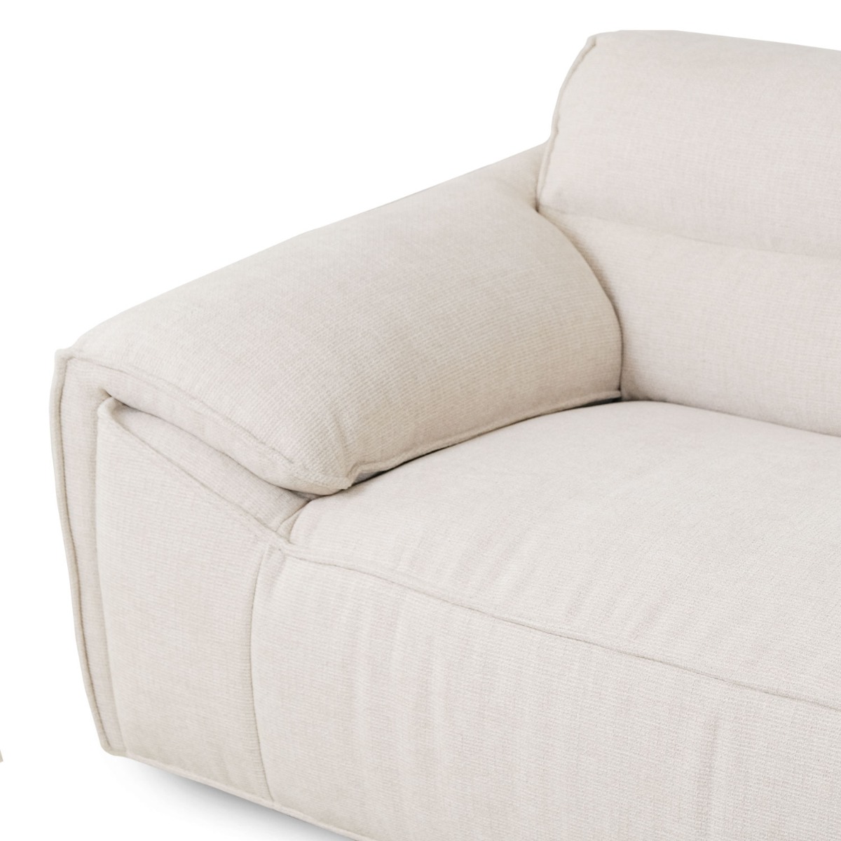 Ryder Light Beige 4 Seater Sofa