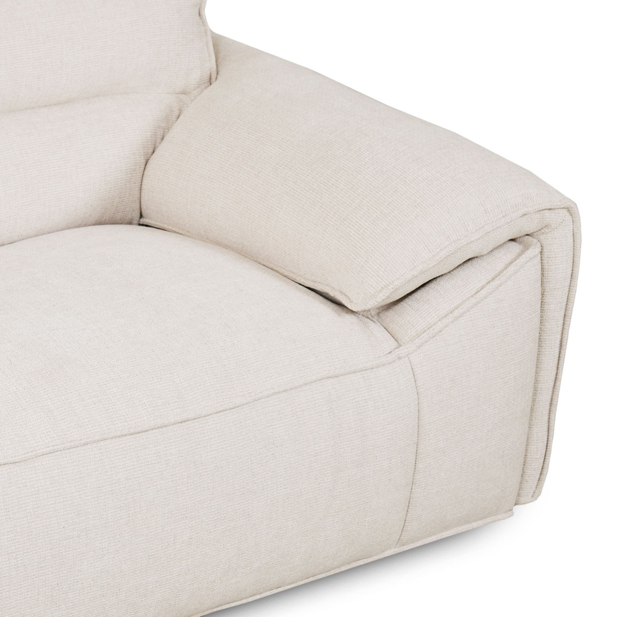 Ryder Light Beige 4 Seater Sofa