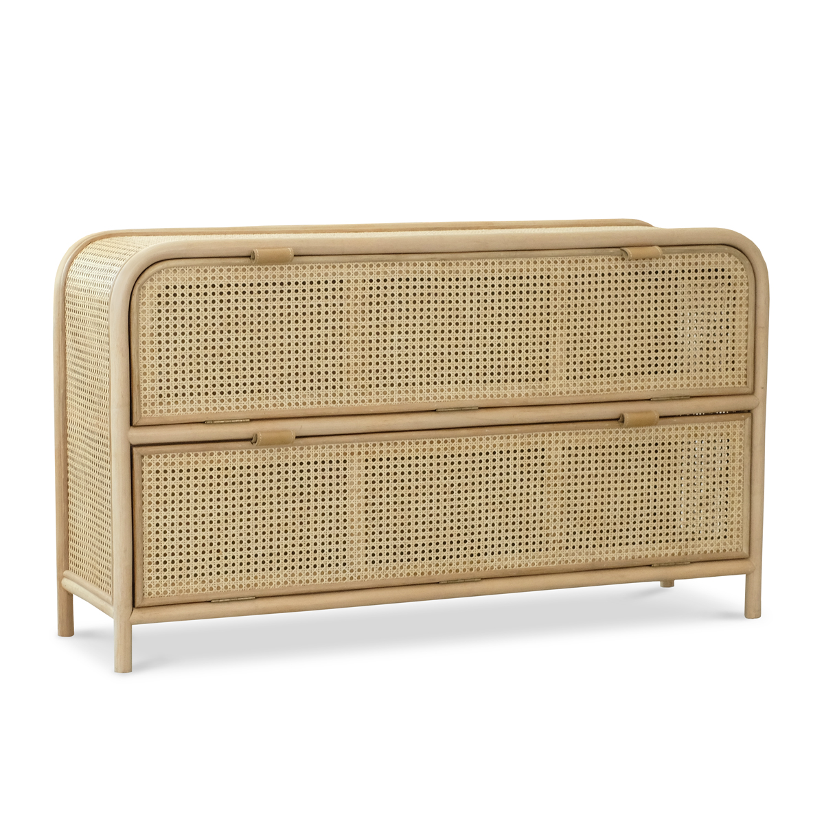 Sasha Low Rattan Cabinet Natural