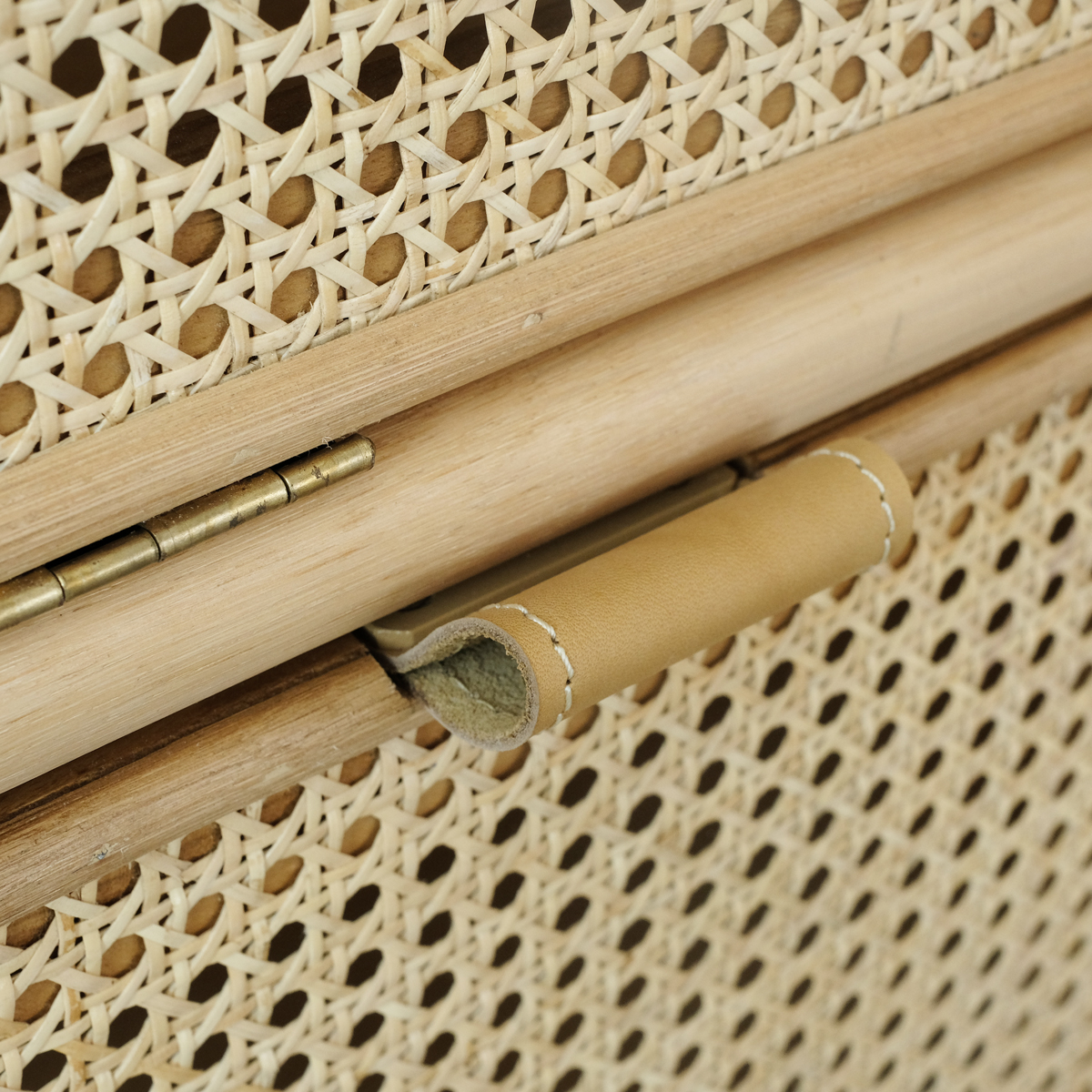 Sasha Low Rattan Cabinet Natural