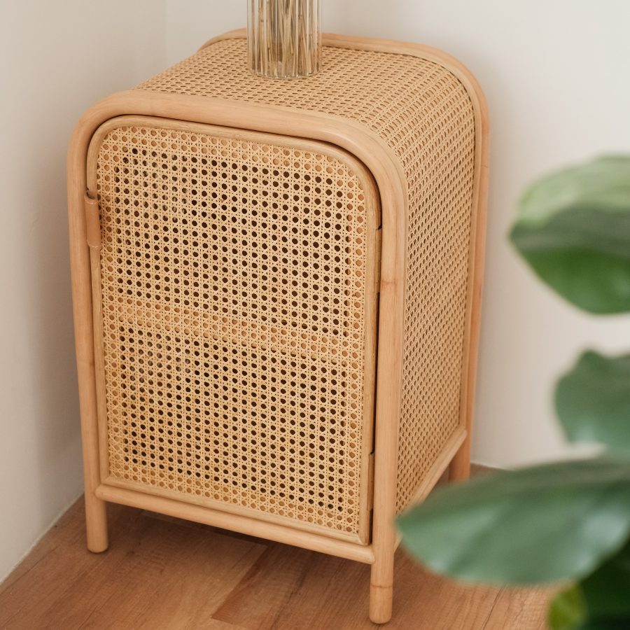 Sasha Petite Rattan Cabinet Natural
