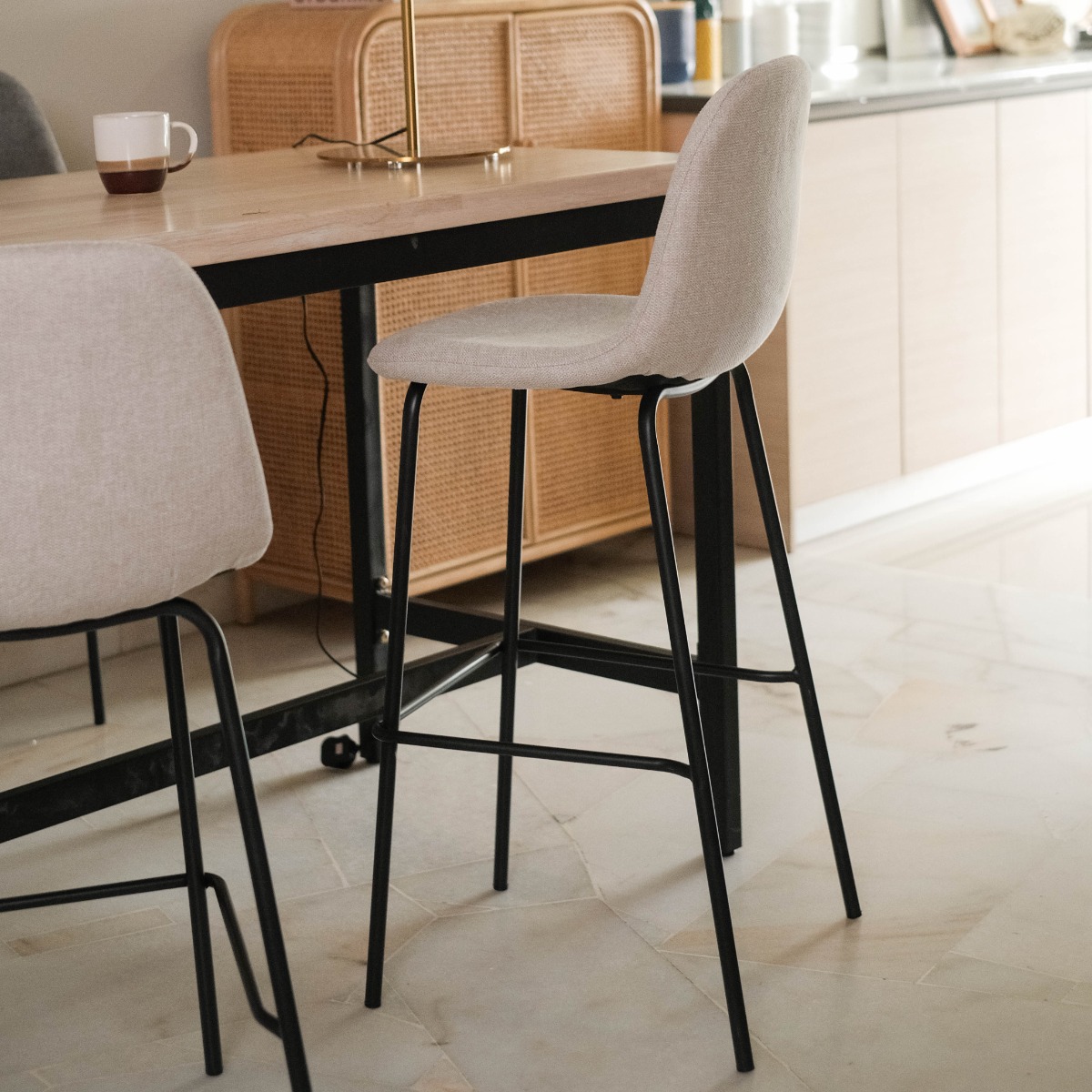 Sera Bar Stool Oatmeal