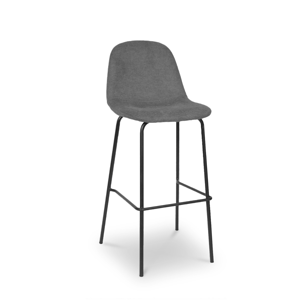 Sera Bar Stool Pebble Grey