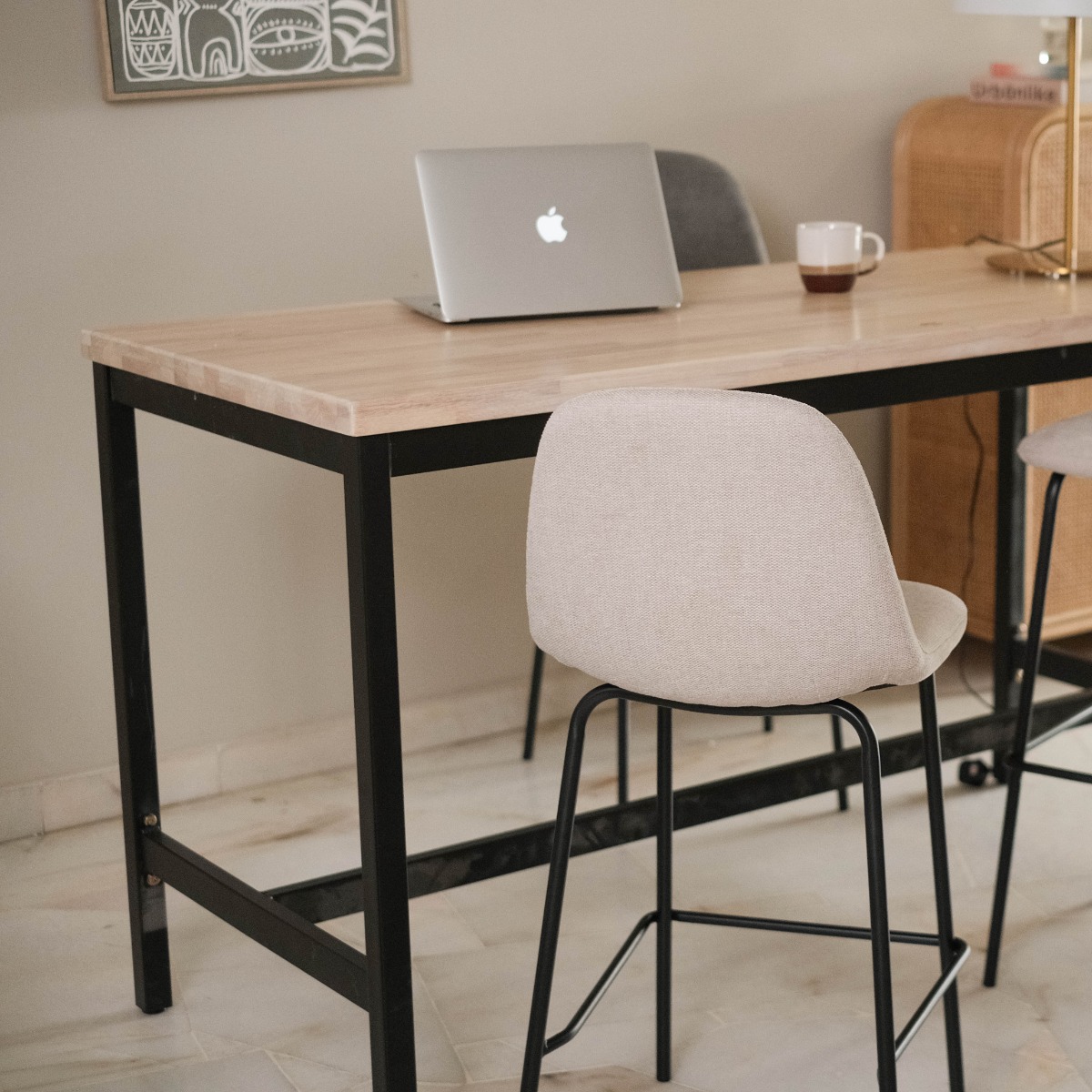 Sera Counter Stool Oatmeal