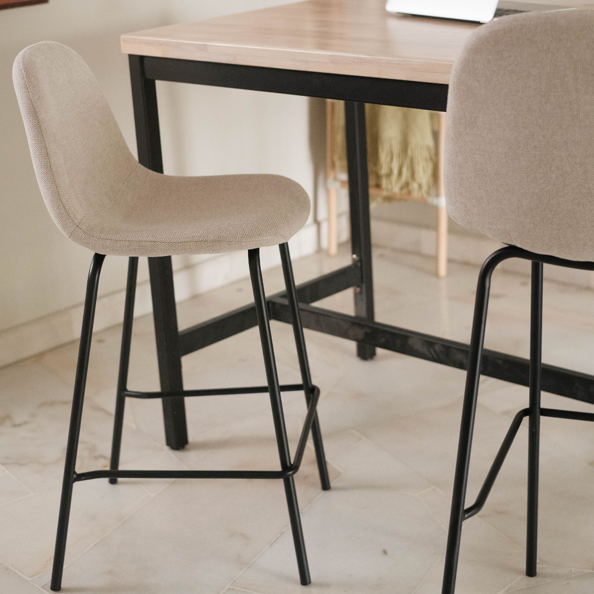 Sera Counter Stool Oatmeal