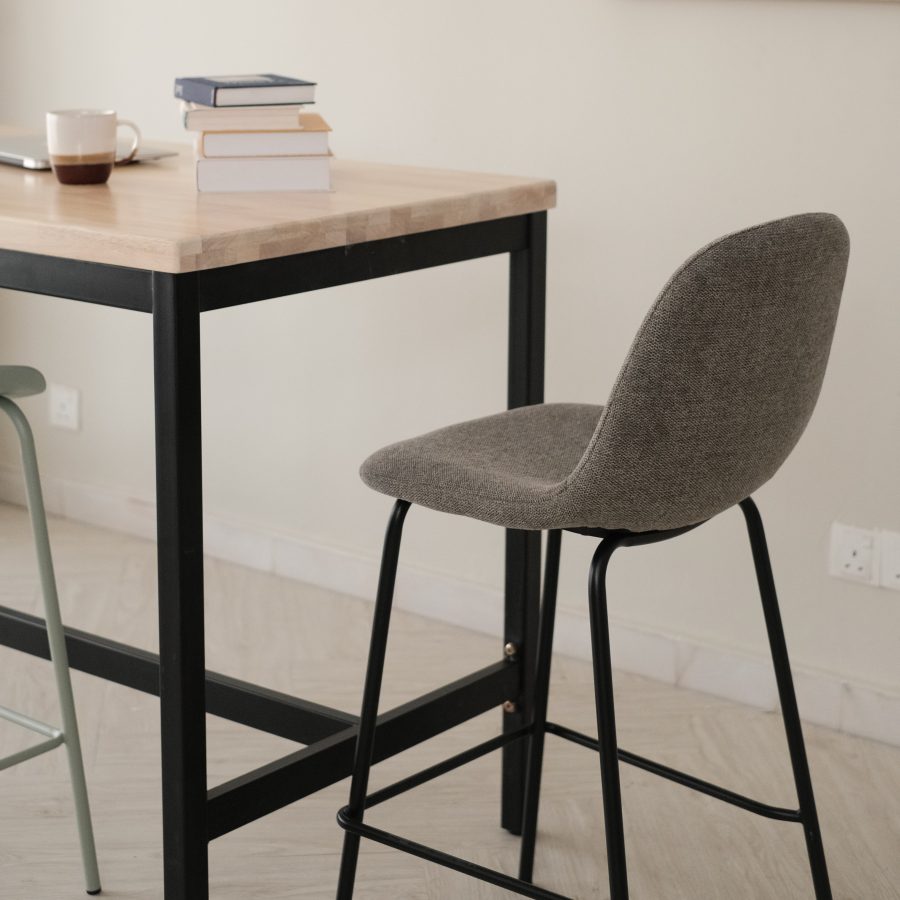 Sera Counter Stool Pebble Grey