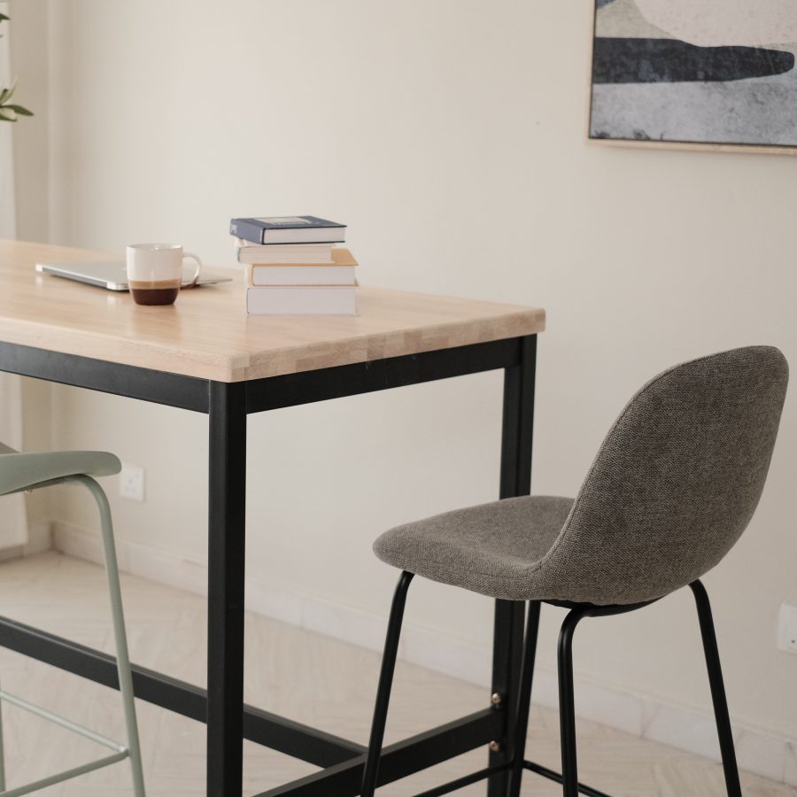 Sera Counter Stool Pebble Grey
