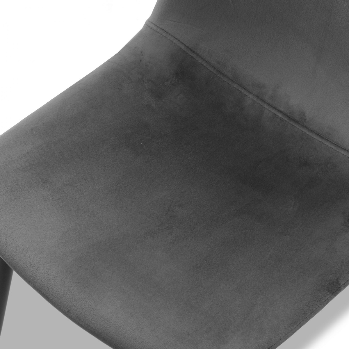Sera Dining Chair Pebble Grey Velvet