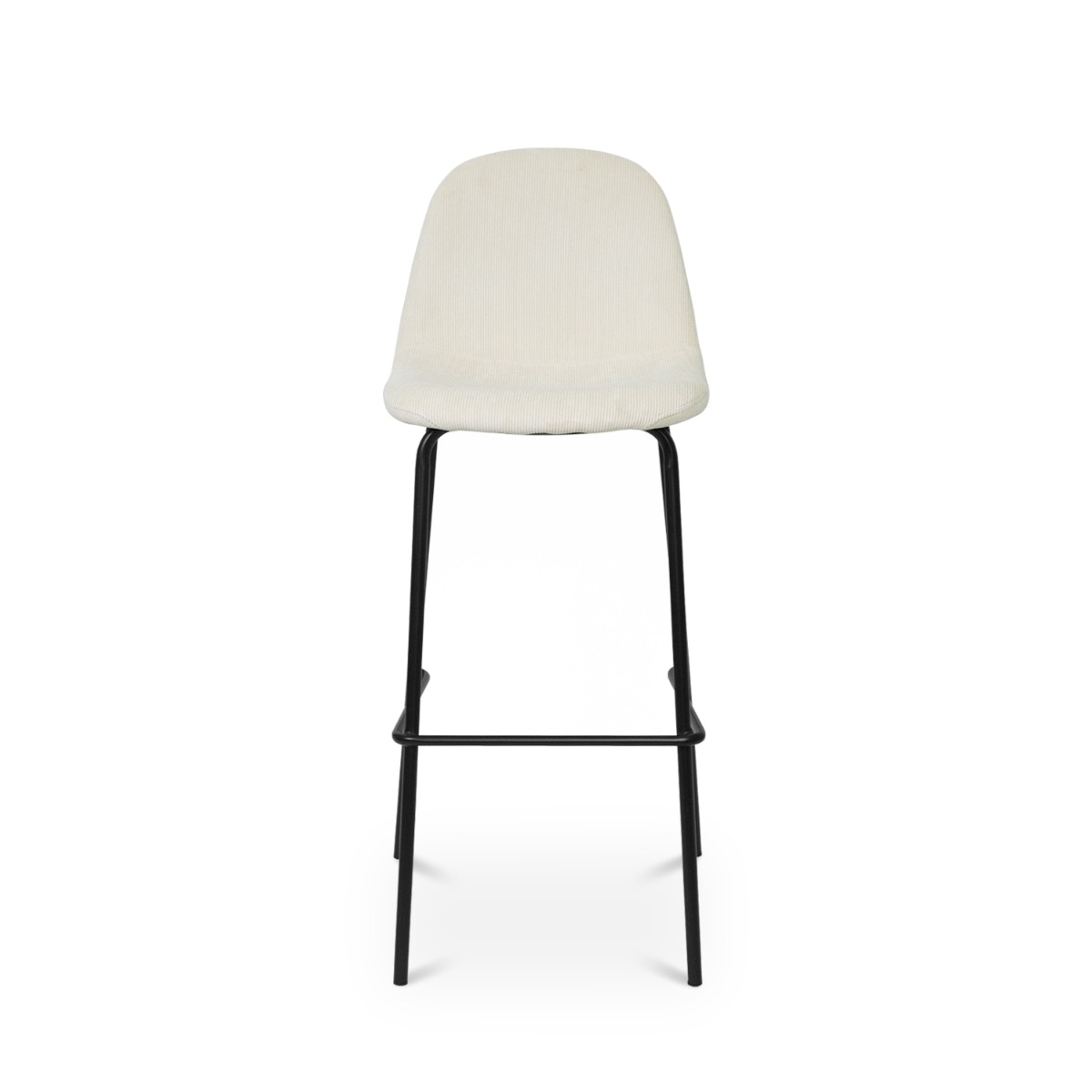 Sera Bar Stool Ivory Corduroy