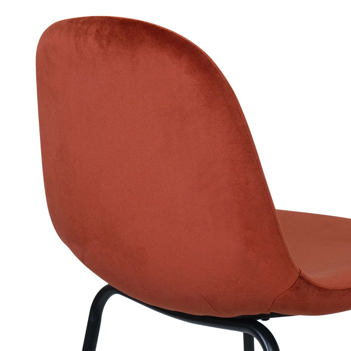 Sera Counter Stool Umber Brown Velvet
