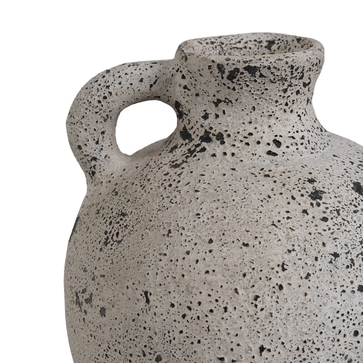 Serina White Antique Terracotta Vase