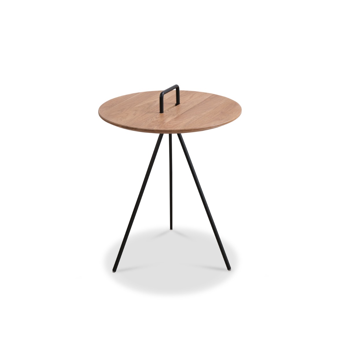 Solid Oak Tripod Tray Table