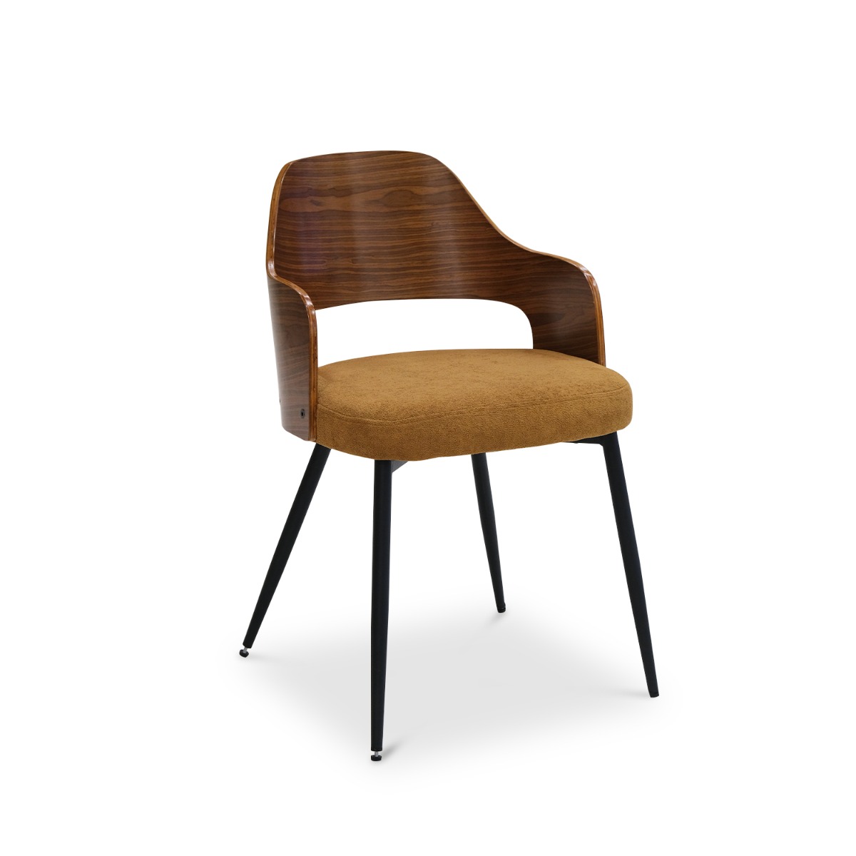 Soren Walnut Dining Chair Camel Brown