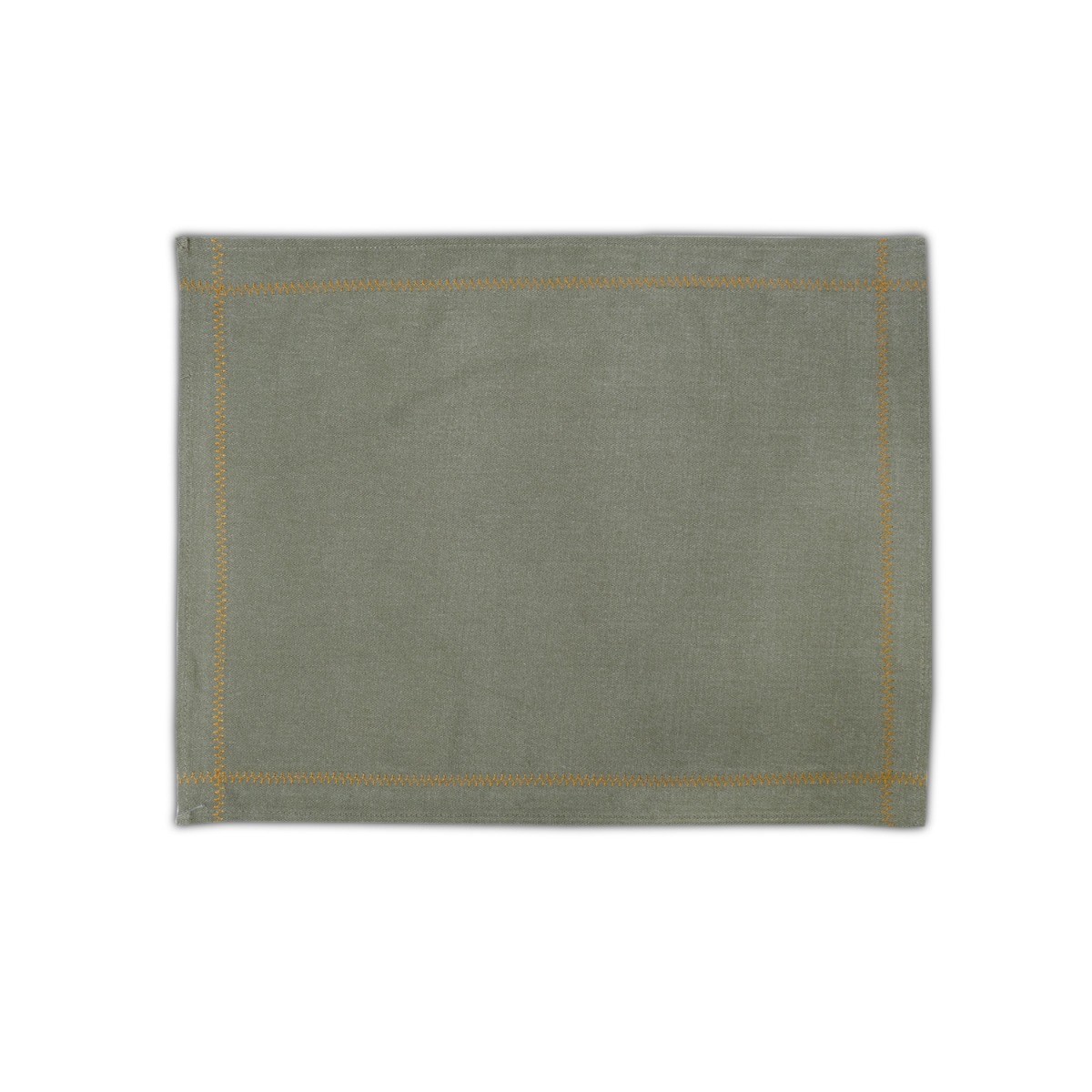 Stitch Cotton Placemat Jungle Green