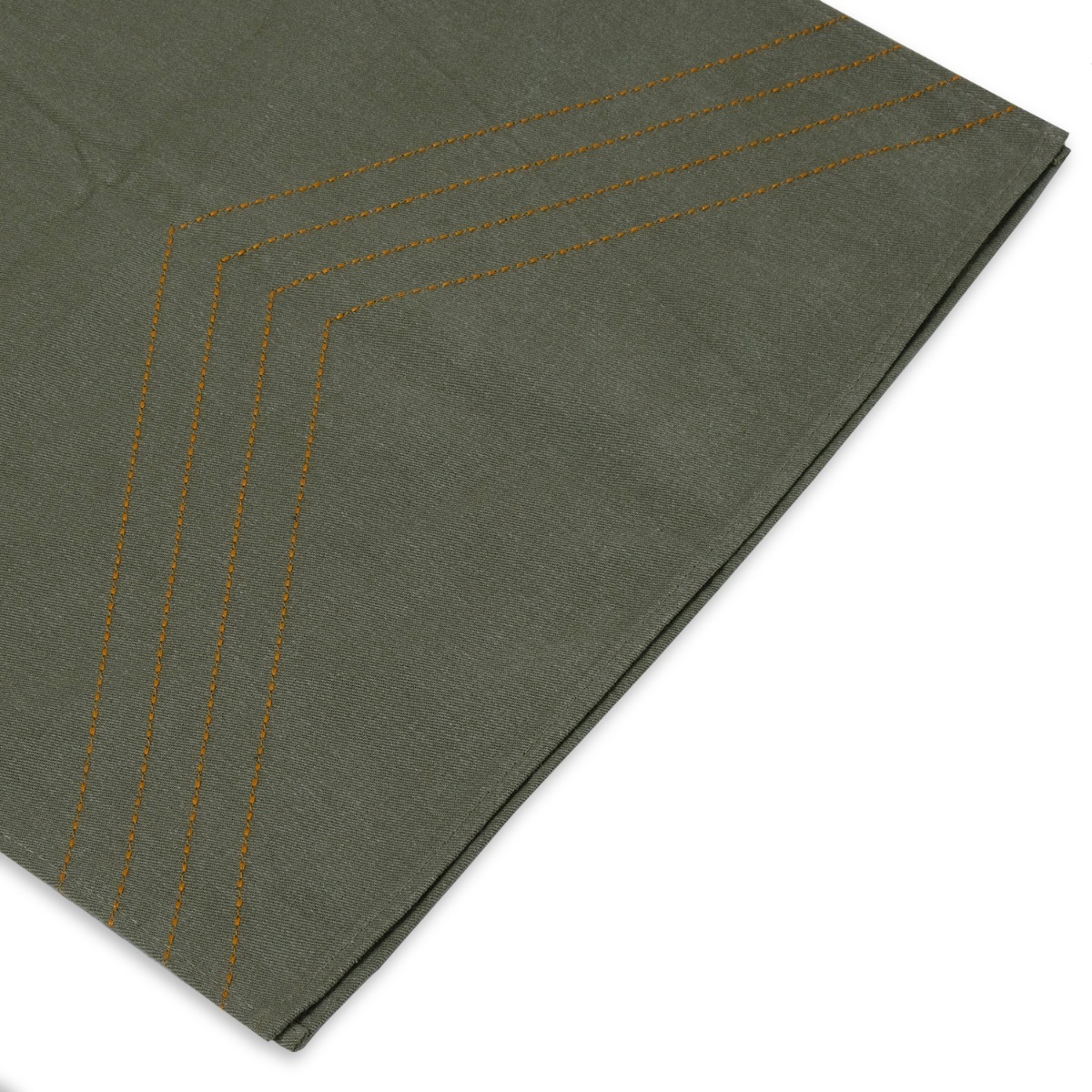 Stitch Cotton Table Runner 40x200cm Jungle Green