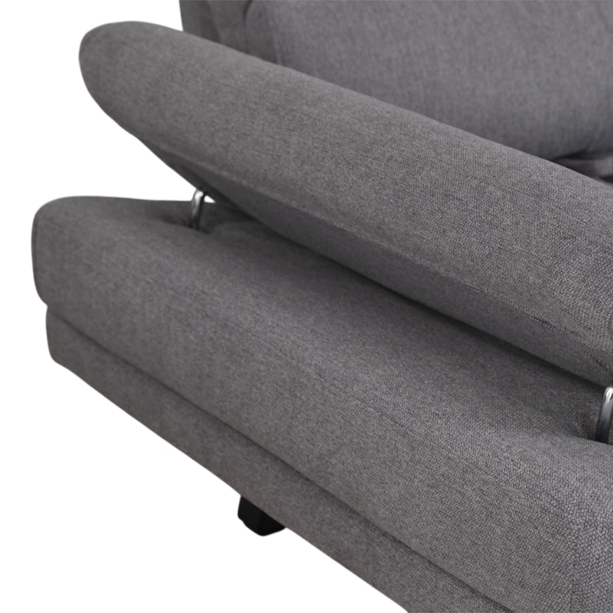 Sway Dark Grey 3 Seater Sofa With Adjustable Back