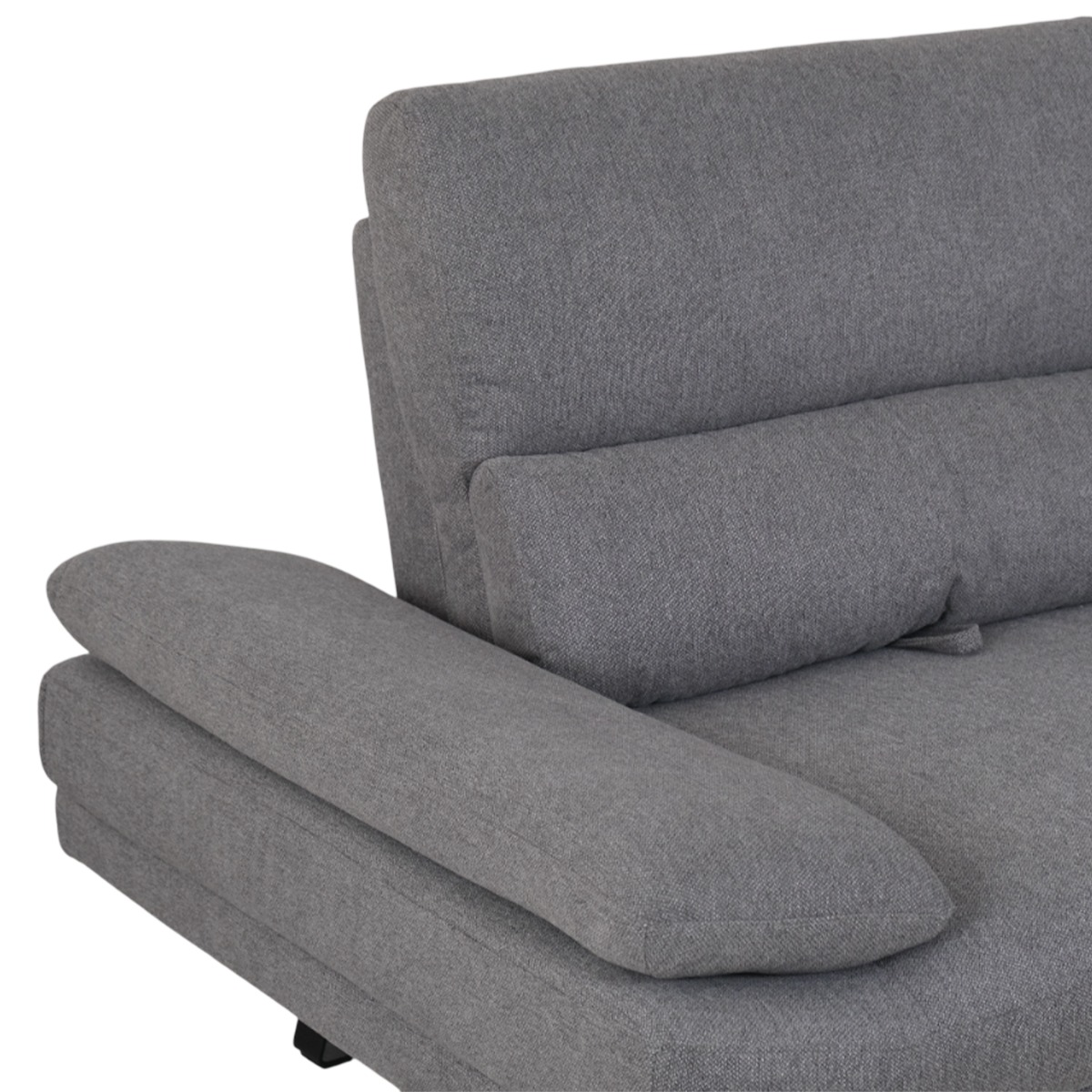 Sway Dark Grey 3 Seater Sofa With Adjustable Back