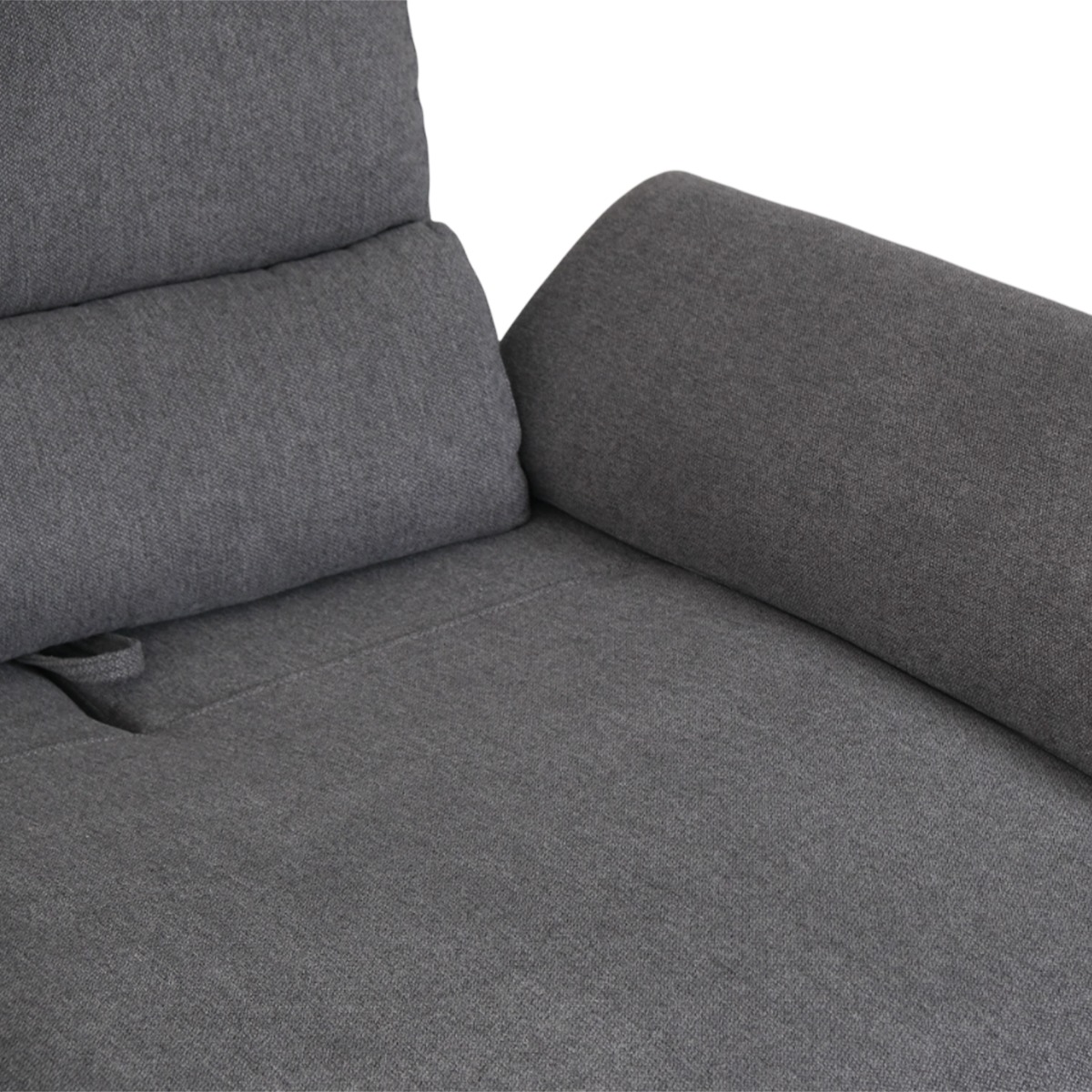 Sway Dark Grey 3 Seater Sofa With Adjustable Back