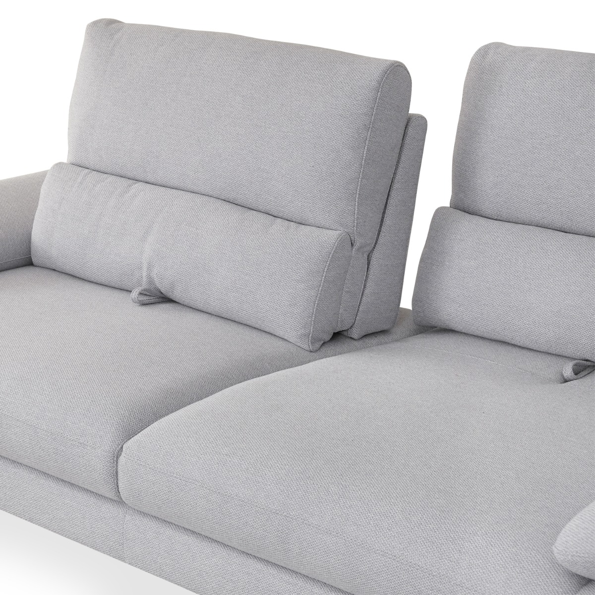 Sway Flint Grey 3 Seater Sofa With Adjustable Back