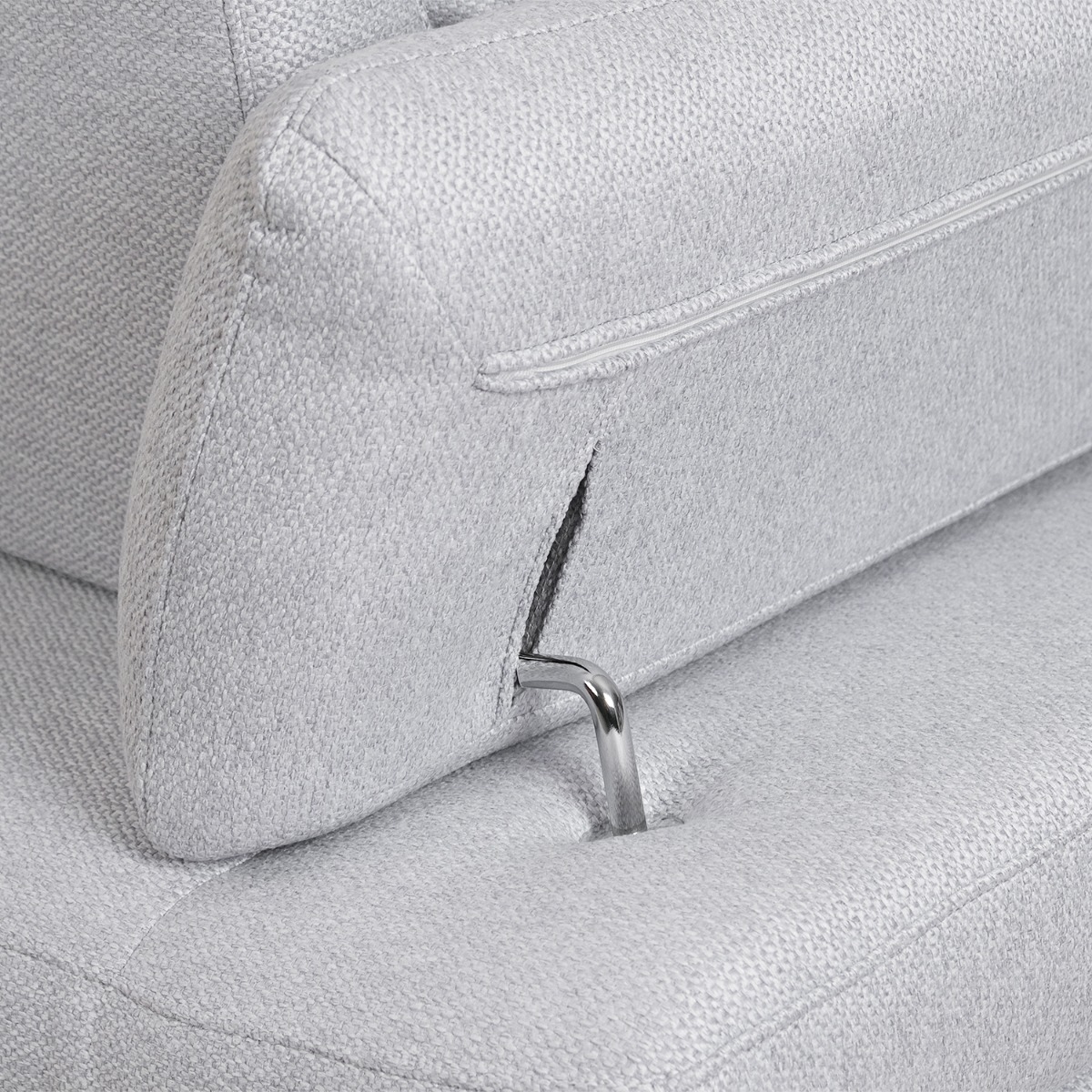 Sway Flint Grey 3 Seater Sofa With Adjustable Back