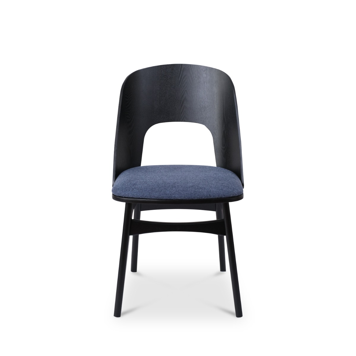 Teagan Ebony Dining Chair Midnight Blue