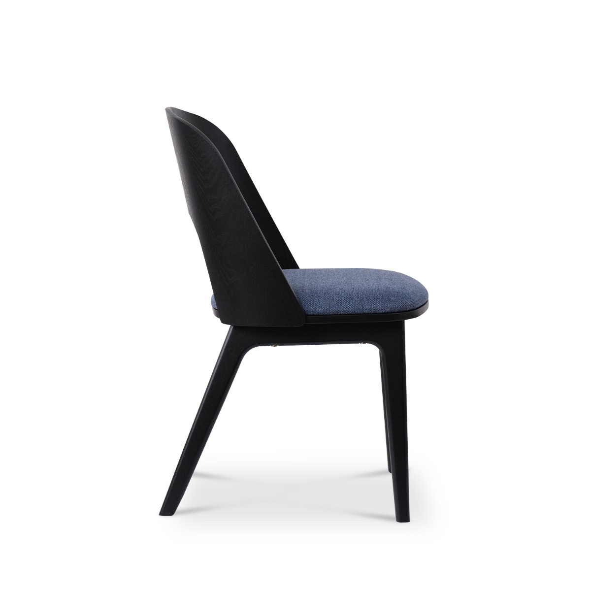 Teagan Ebony Dining Chair Midnight Blue