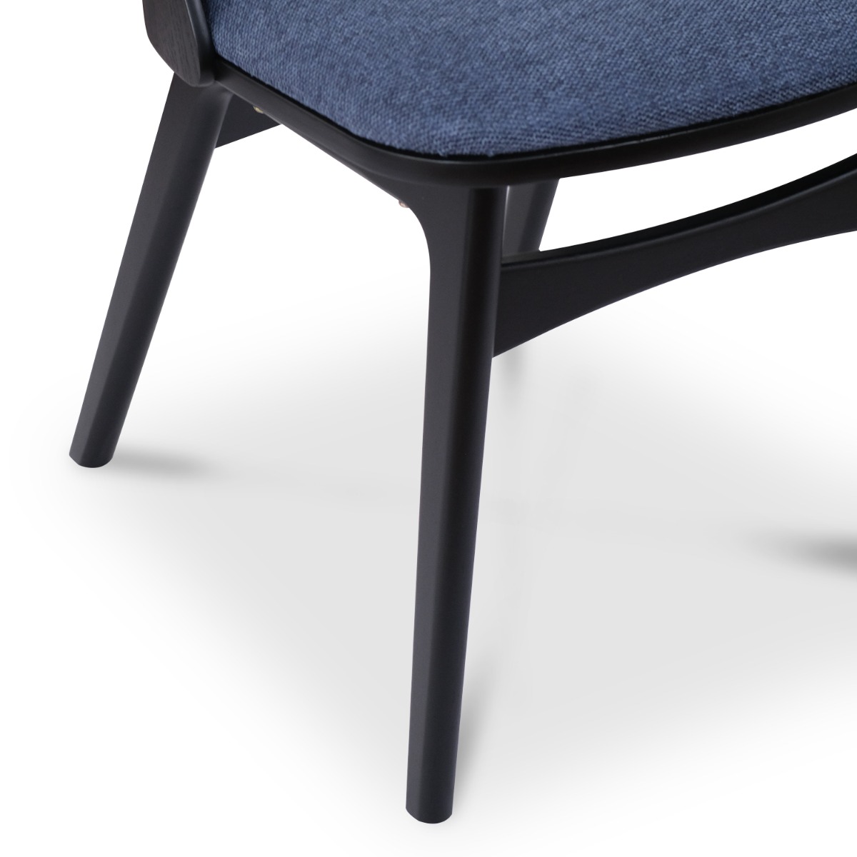 Teagan Ebony Dining Chair Midnight Blue