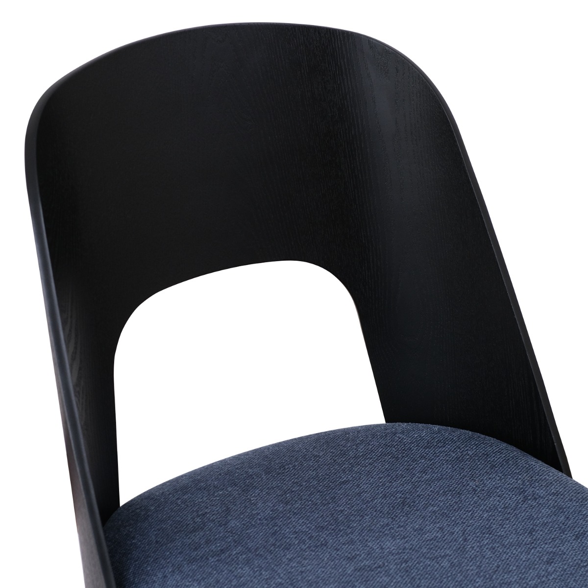 Teagan Ebony Dining Chair Midnight Blue